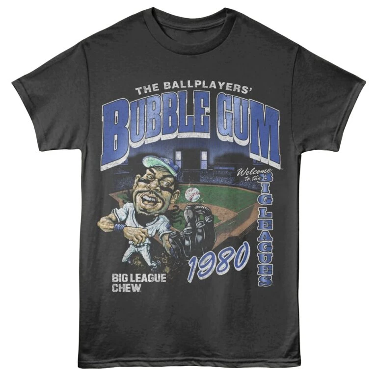 Big League Chew Ballplayers Gum 1980 Men's T Shirt
