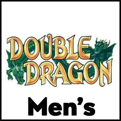 Men's Double Dragon graphic t-shirt for casual and gaming fans. High-quality, stylish, and comfortable apparel.