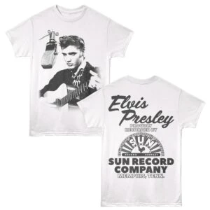 Elvis Presley proudly Recorded by Sun Records Men's T Shirt