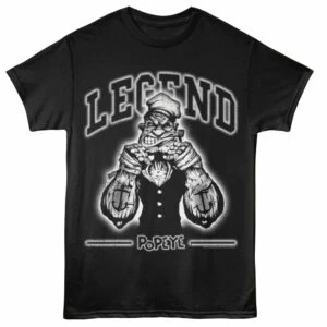 Popeye Legend Men's T Shirt Black