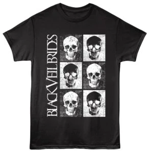 Black Veil Brides Skulls Men's T Shirt Black