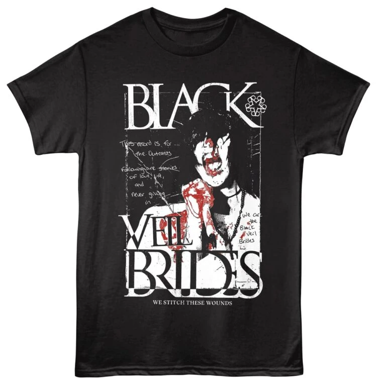 Black Veil Brides We Stitch These Wounds Men's T Shirt Black