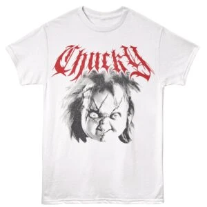 Chucky Face of an Angel Men's T Shirt White