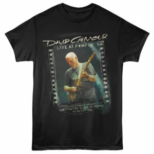 David Gilmour Live at Pompeii 16 Men's T Shirt Black