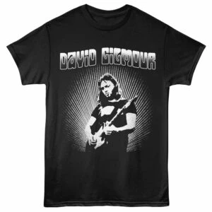 David Gilmour Vintage Sunburst Men's T Shirt Black