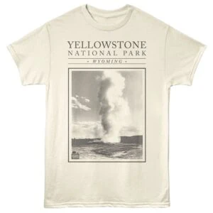 Yellowstone Wyoming Geyser Men's T Shirt
