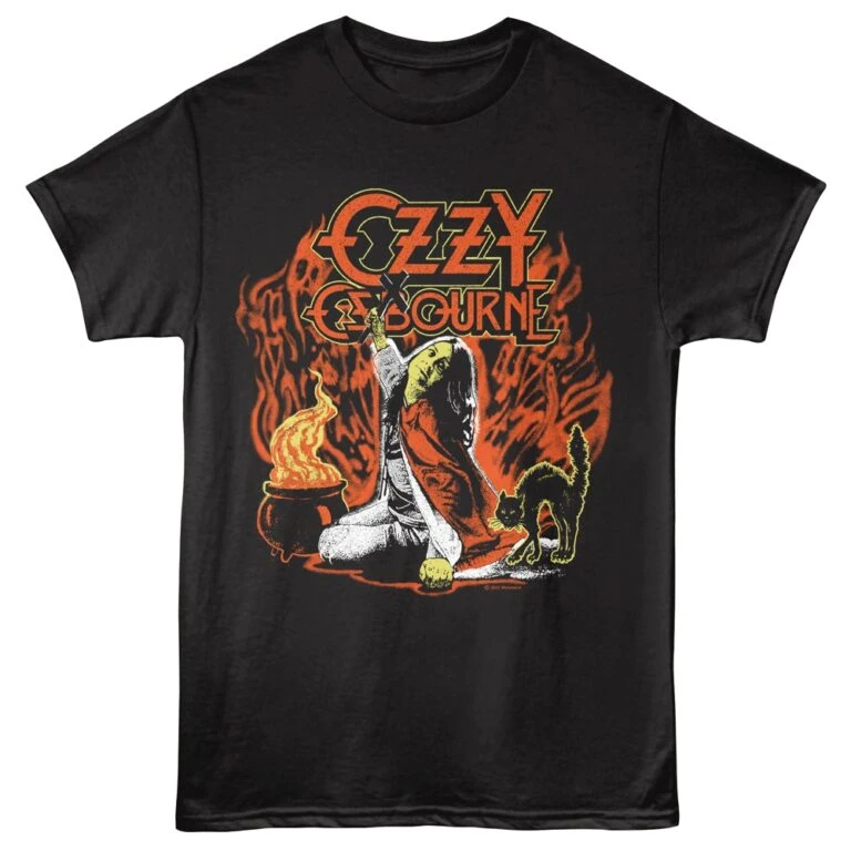Ozzy Osbourne Halloween Blizzard of Ozz Men's T Shirt Black