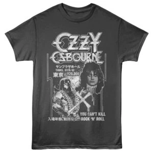 Ozzy Osbourne Executioner Japan Men's T Shirt Charcoal