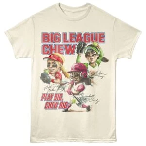 Big League Chew Softball Flavors Men's T Shirt Ivory