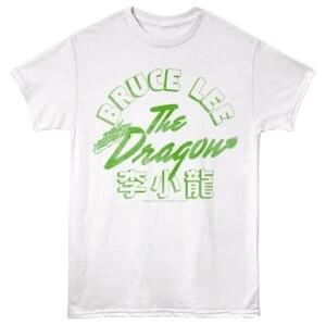 Bruce Lee is The Dragon Men's T Shirt White