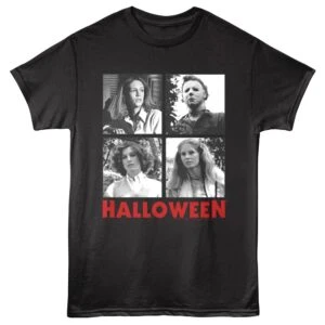 Halloween Celebrity Squares Men's T Shirt Black