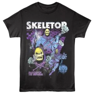 Many Moods of Skeletor Men's T Shirt Black