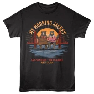 My Morning Jacket Fillmore San Francisco Men's T Shirt Black