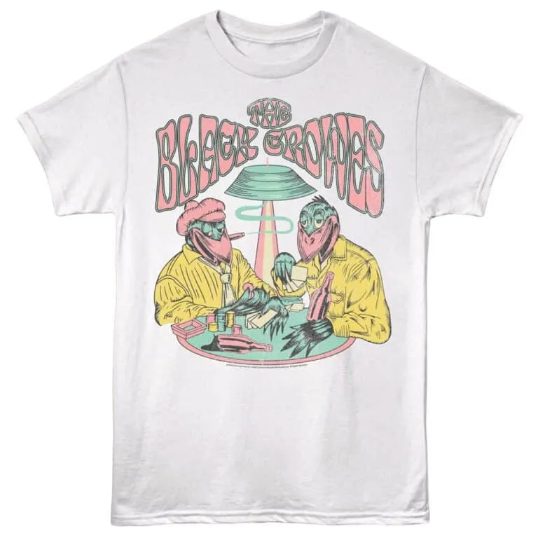 Black Crowes Pastel Poker Men's T Shirt White