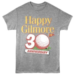 Happy Gilmore 30th Anniversary Men's T Shirt Graphite Gray Heather