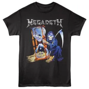 Megadeth Countdown Hourglass Men's T Shirt Black