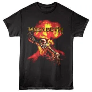 Megadeth Nuclear Blast Men's T Shirt Black