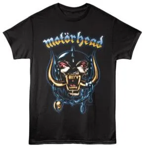 Motorhead Chrome Warpig Men's T Shirt Black