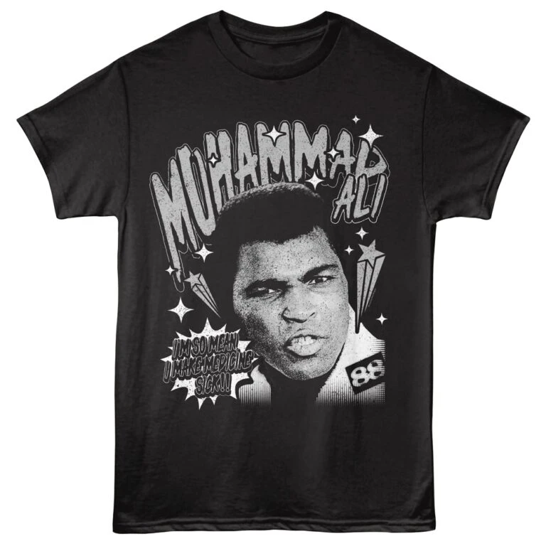 Muhammad Ali Make Medicine Sick Men's T Shirt Black