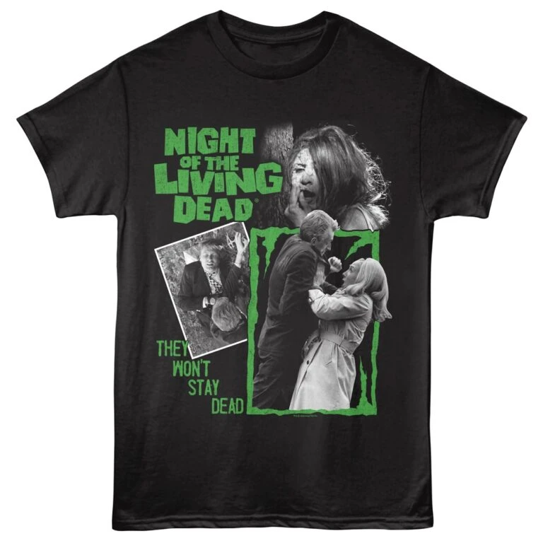 Night of the Living Dead Stay Dead Men's T Shirt Black