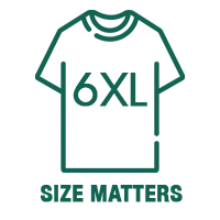 Comfortable 6XL graphic tee with "Size Matters" slogan, perfect for bold fashion statements.