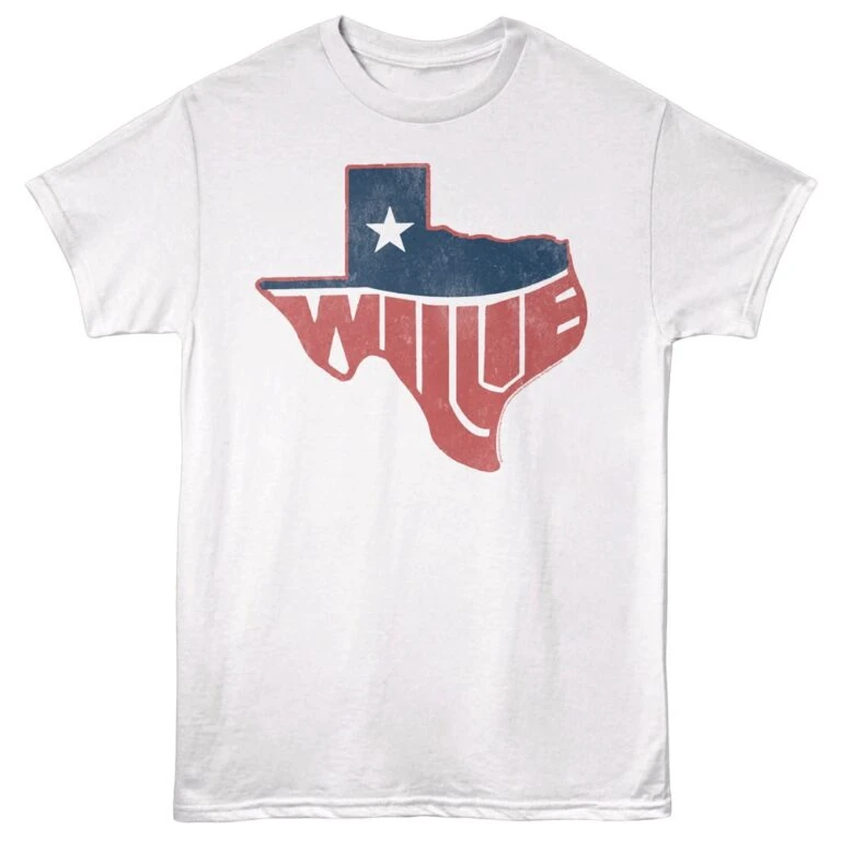 Willie Nelson Texas Icon Men's T Shirt White