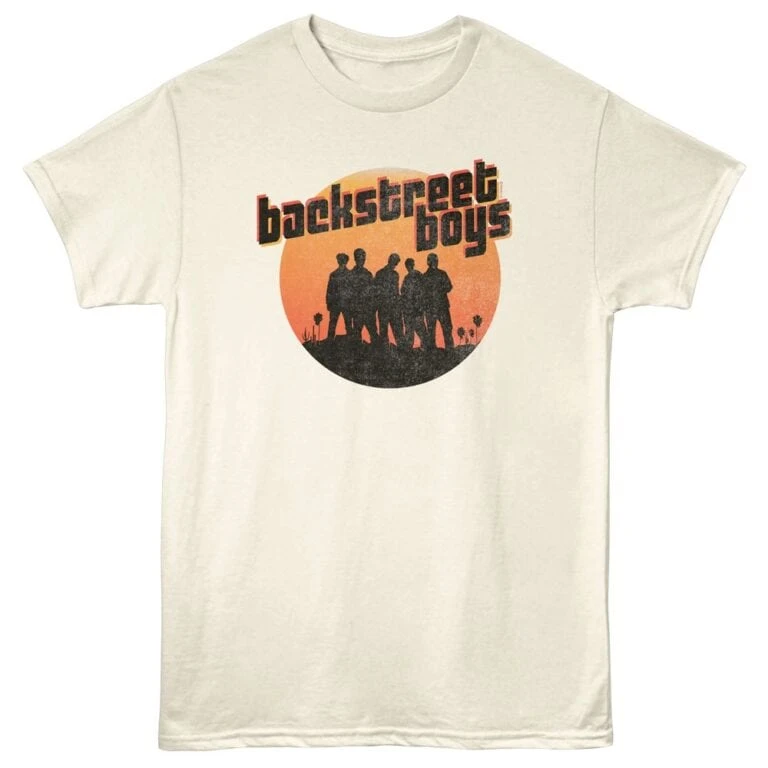 Backstreet Boys at Sunset Men's T Shirt Ivory