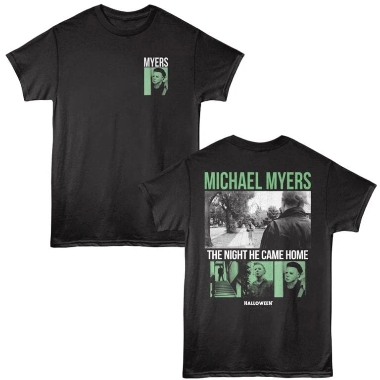 Halloween Michael Myers Confrontation Men's T Shirt Black