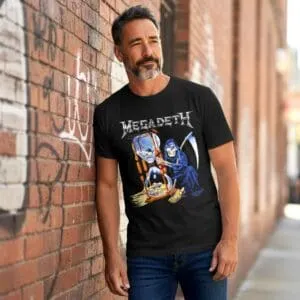 Megadeth Countdown Hourglass Men's T Shirt Black