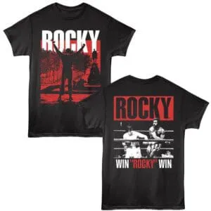 Rocky Wins v Apollo Creed Men's T Shirt Black