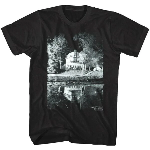Amityville Horror House Lake Reflection T-Shirt