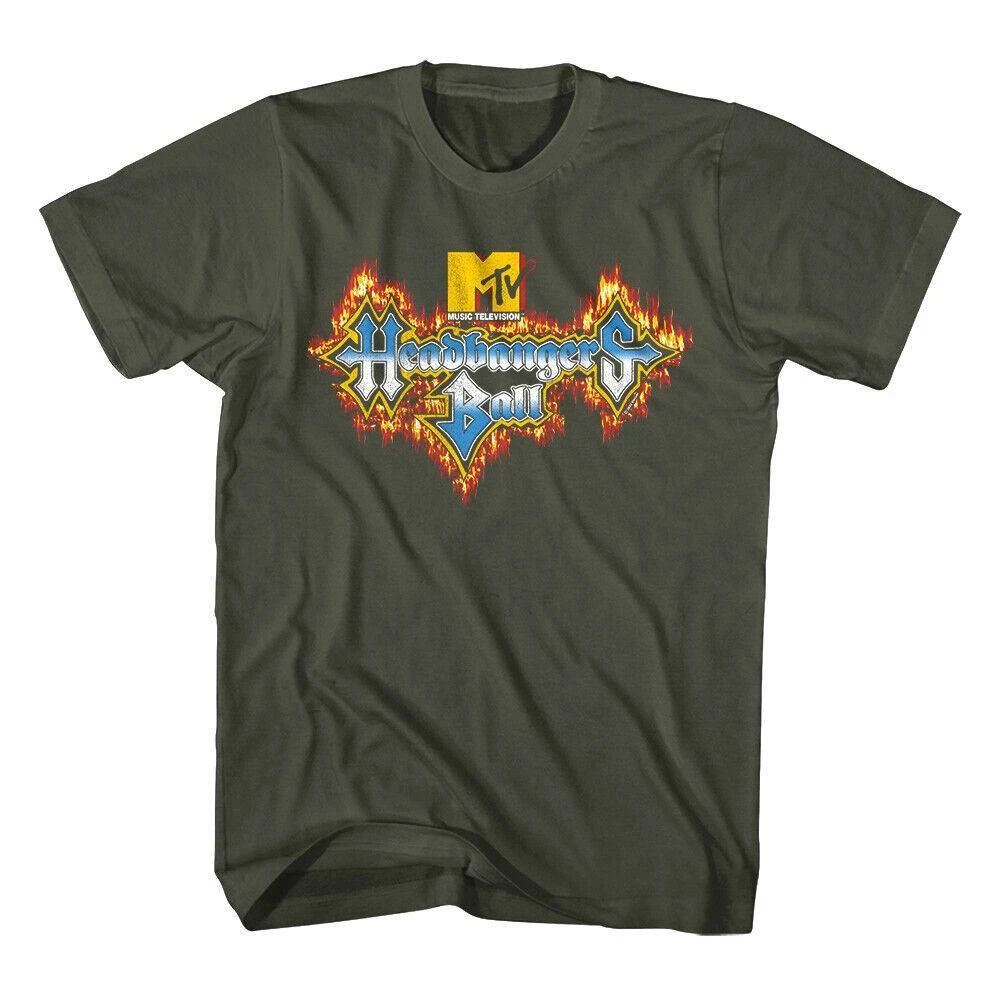 Headbangers Ball Fire Logo T-Shirt