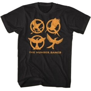 Hunger Games Mockingjay Emblems T-Shirt