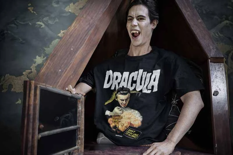 Hammer vintage horror dracula tee