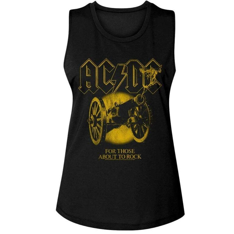 ACDC Golden Cannon Tanktop