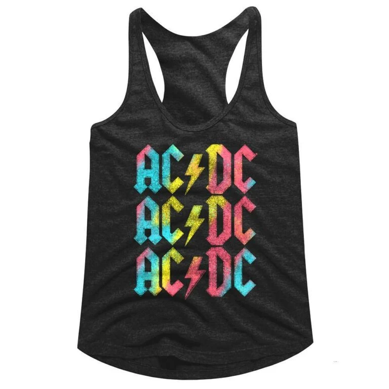 ACDC Airbrush Rainbow Tanktop