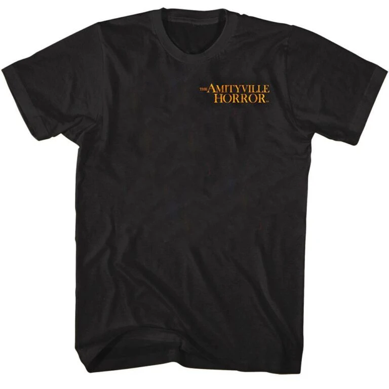 Amityville Horror Haunted House Logo Men's T Shirt - Image 3