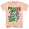 B52s Shake that Cosmic Thang Peachy Men’s T Shirt