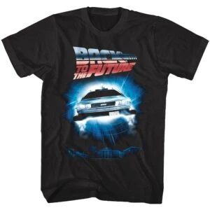Back to The Future DeLorean Flying Car T-Shirt