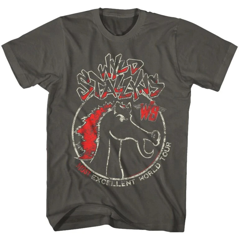 Bill & Ted Wyld Stallyns Most Excellent Tour '89 Men's T Shirt - Image 3