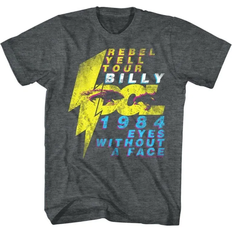 Billy Idol Rebel Yell Tour 1984 Men’s T Shirt