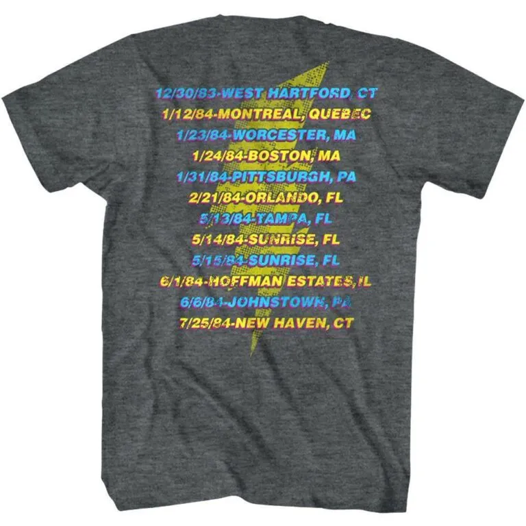 Billy Idol Rebel Yell Tour 1984 Men’s T Shirt