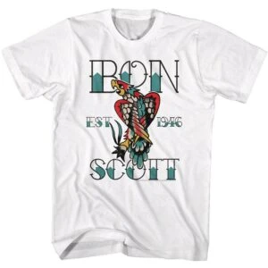ACDC Bon Scott Tattoo T-Shirt