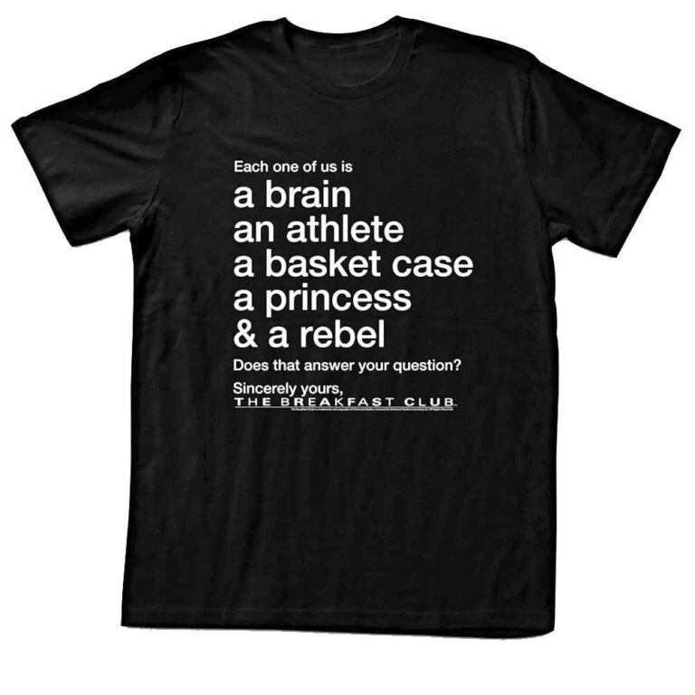 Breakfast Club Inclusive Men’s T Shirt