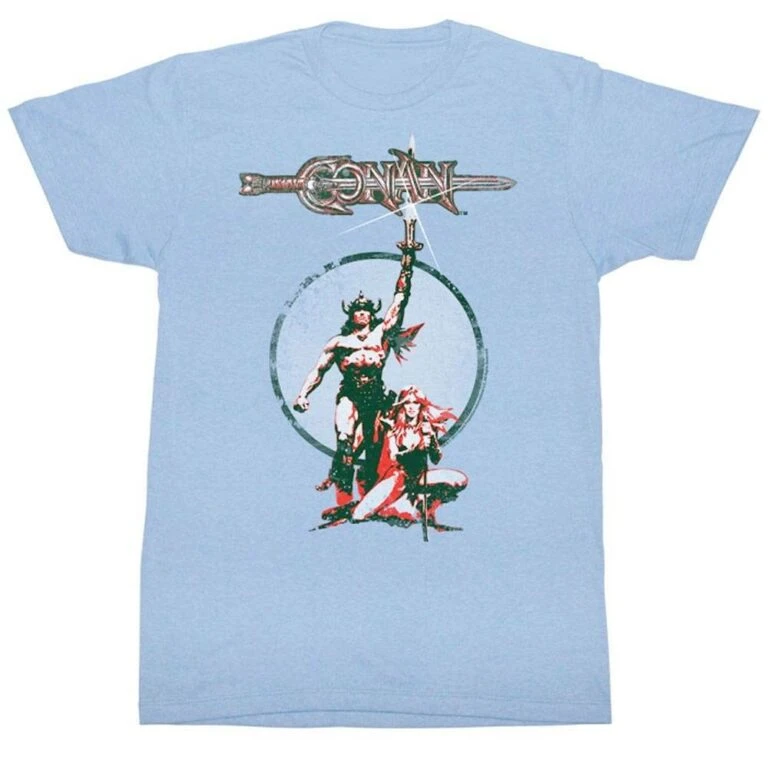 Conan the Barbarian with Valeria Men’s T Shirt