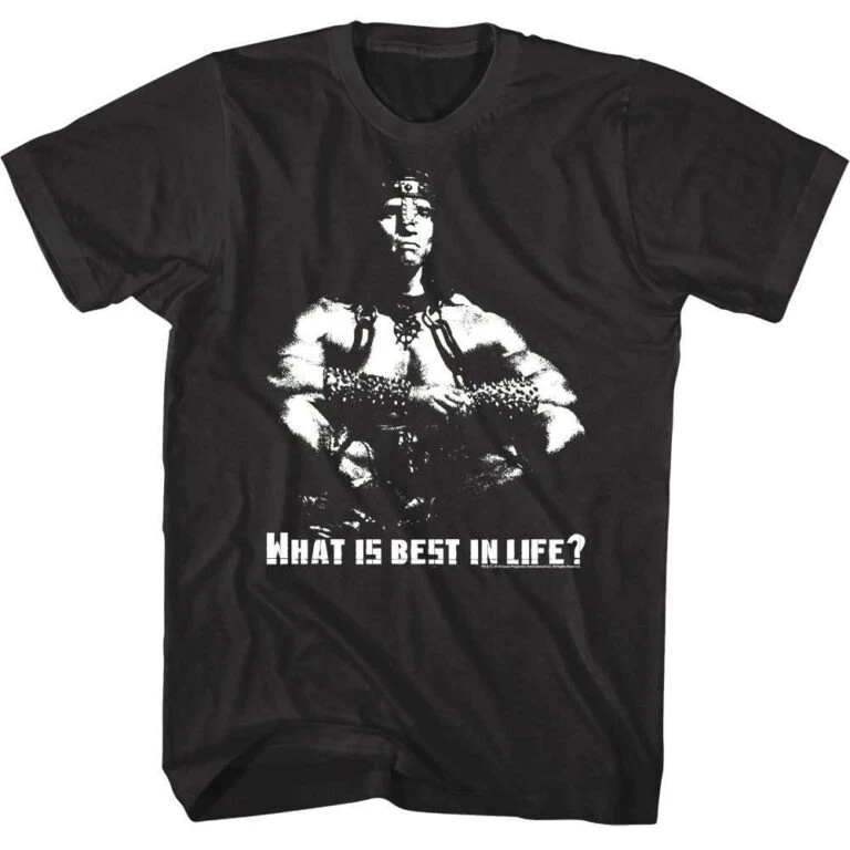 Conan the Barbarian What is Best in Life Men's T Shirt - Image 3