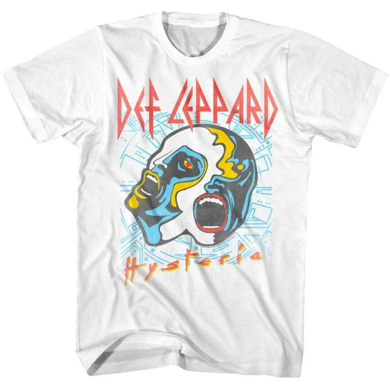 Def Leppard Hysteria Faces Shirt