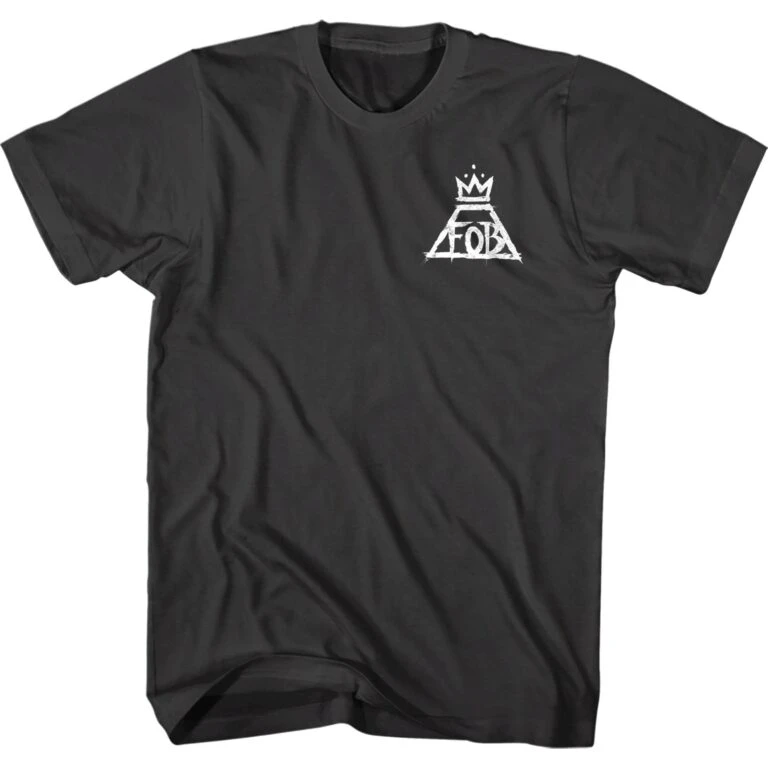 Fall Out Boy FOB Biker Logo Men’s T Shirt