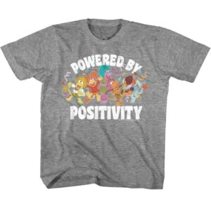 Fraggle Rock Powered by Positivity Kids T Shirt