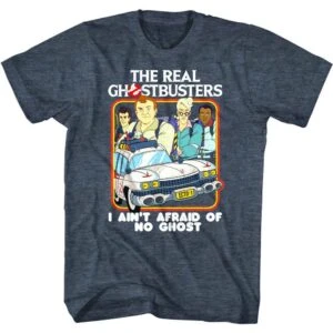 Ghostbusters I Ain't Afraid of No Ghost Retro Men's T Shirt